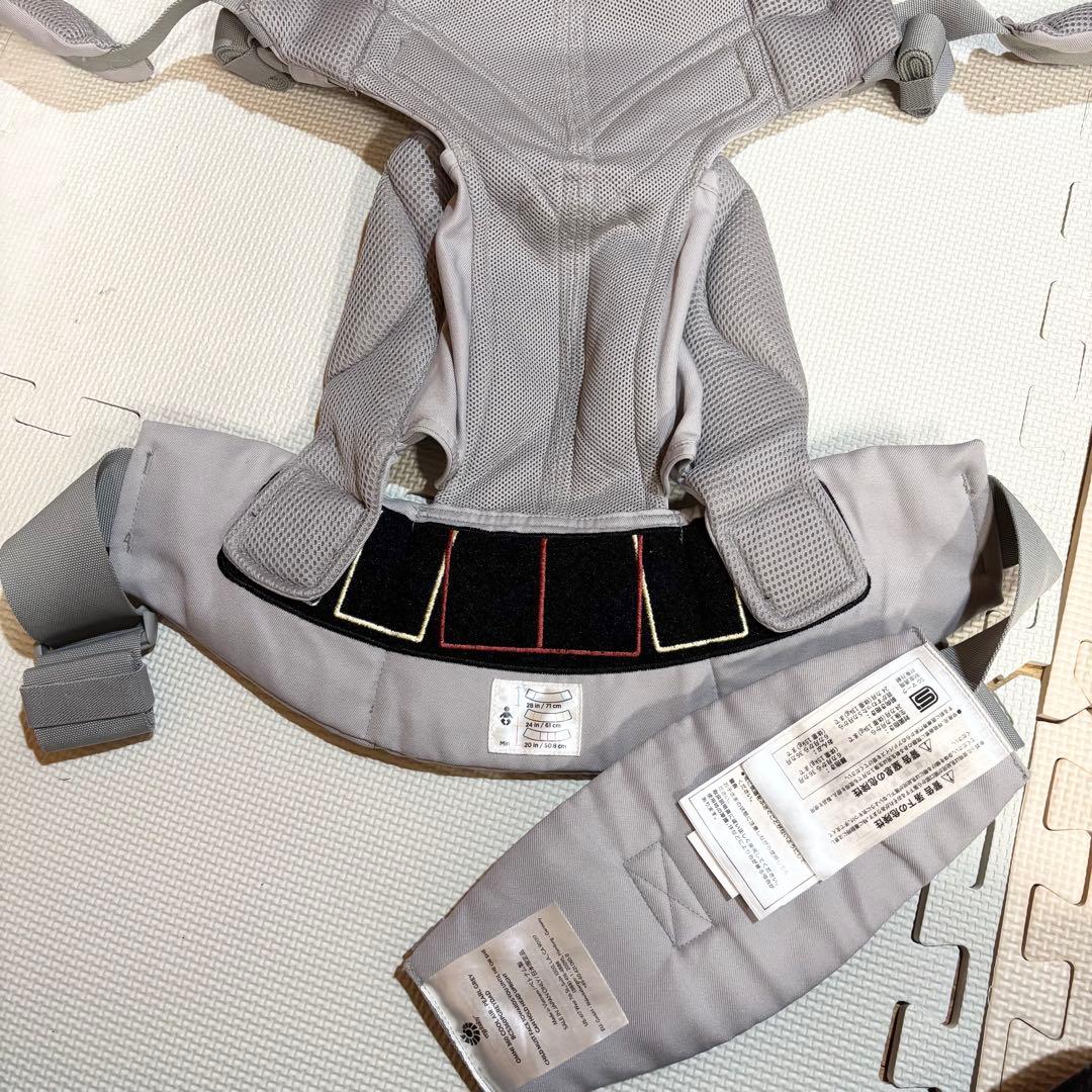 【美品】ergobaby オムニ360 クールエアー メッシュ パールグレー