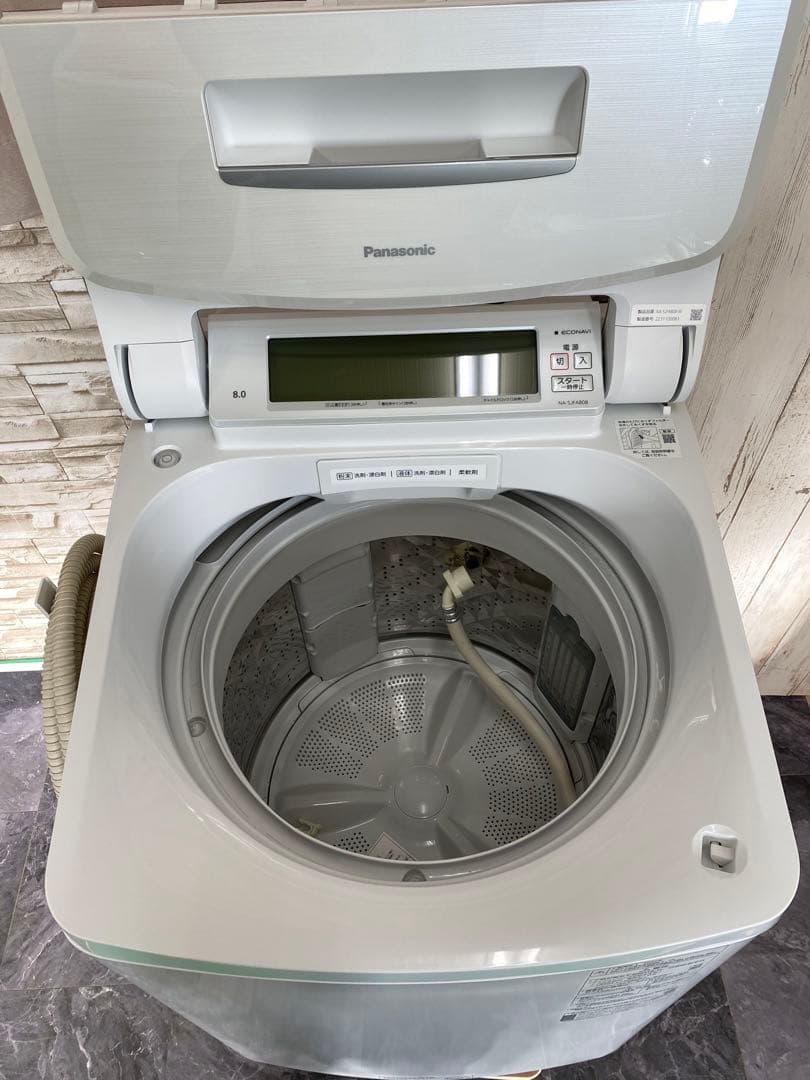 panasonic パナソニック　全自動電気洗濯機 8kg NA-SJFA808