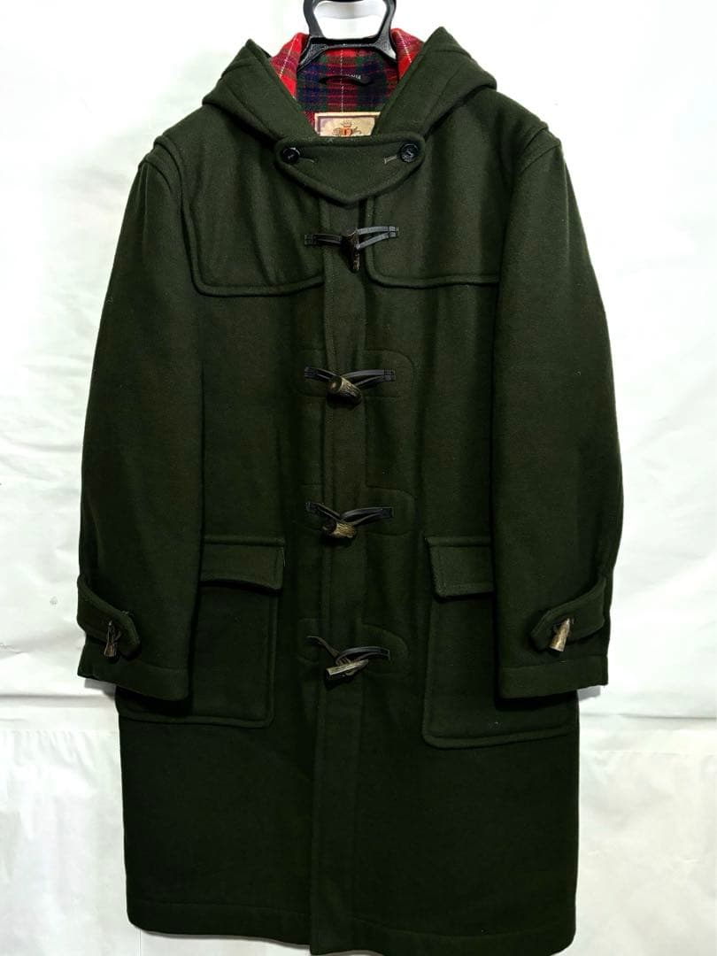 z*u様 BARACUTA バラクータ　重厚メルトン　ダッフルコート　グリーン