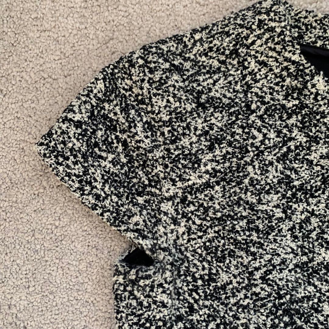 はな　YOKO CHAN ヨーコチャン　アンゴラ混　ワンピース　コクーン