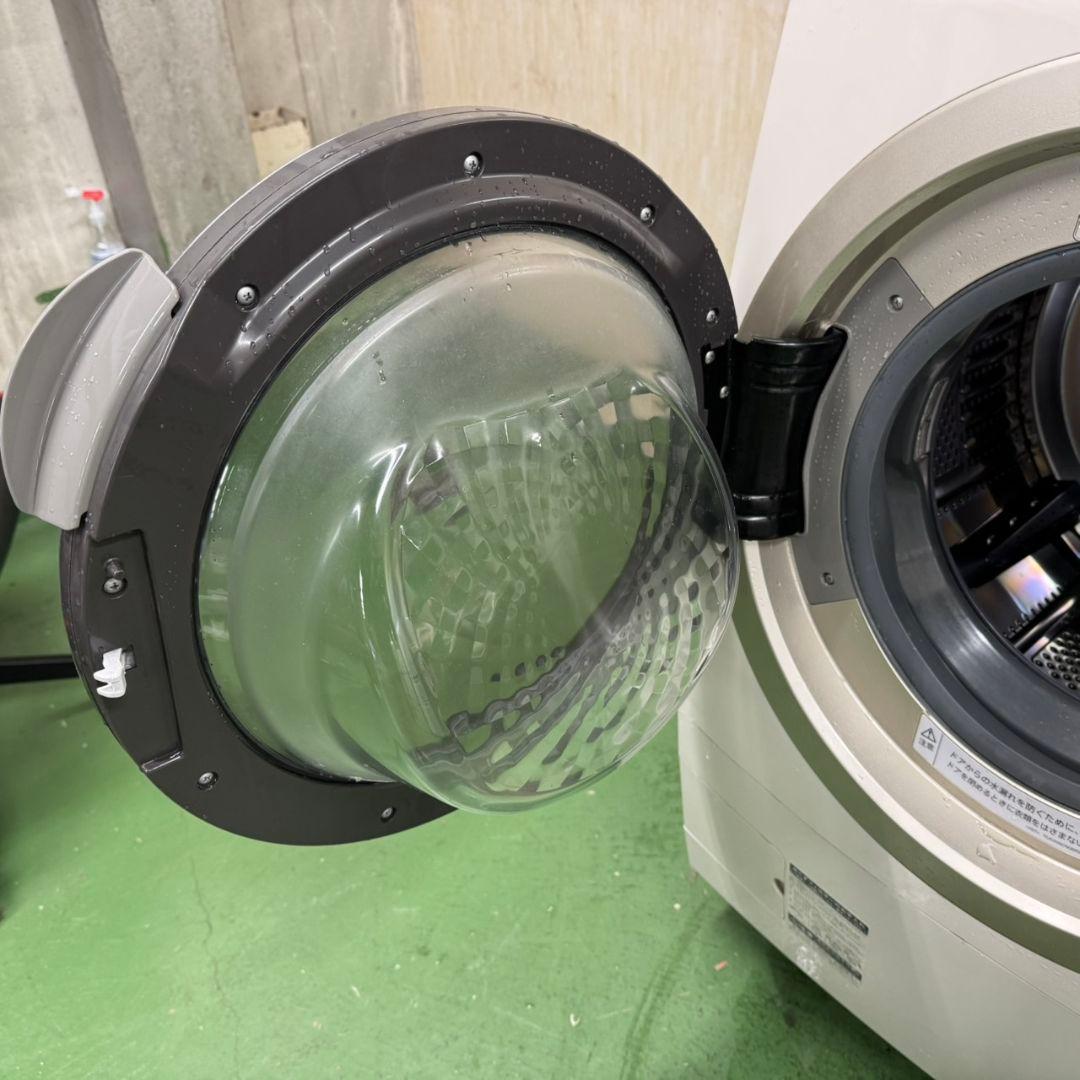 291↑送料設置無料 シャープドラム式洗濯機　乾燥機能付き　10㌔