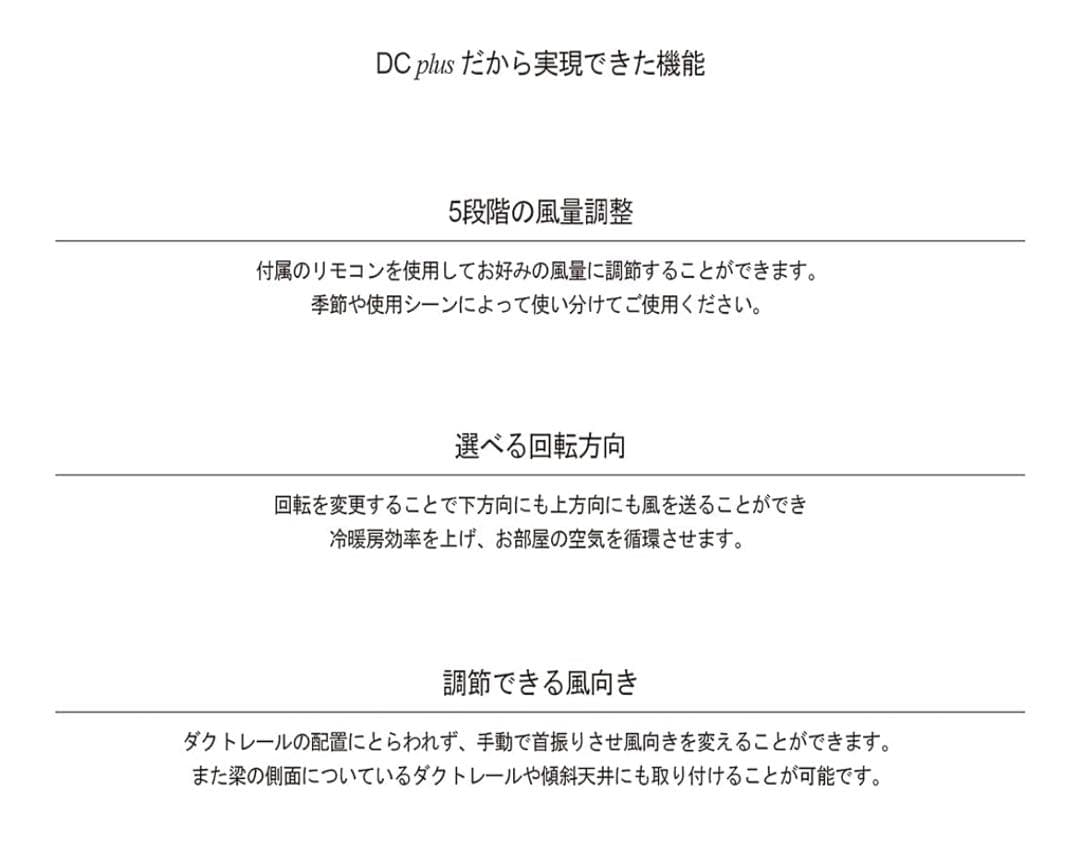 【美品】Duct Rail Fan DC+ リモコン付き