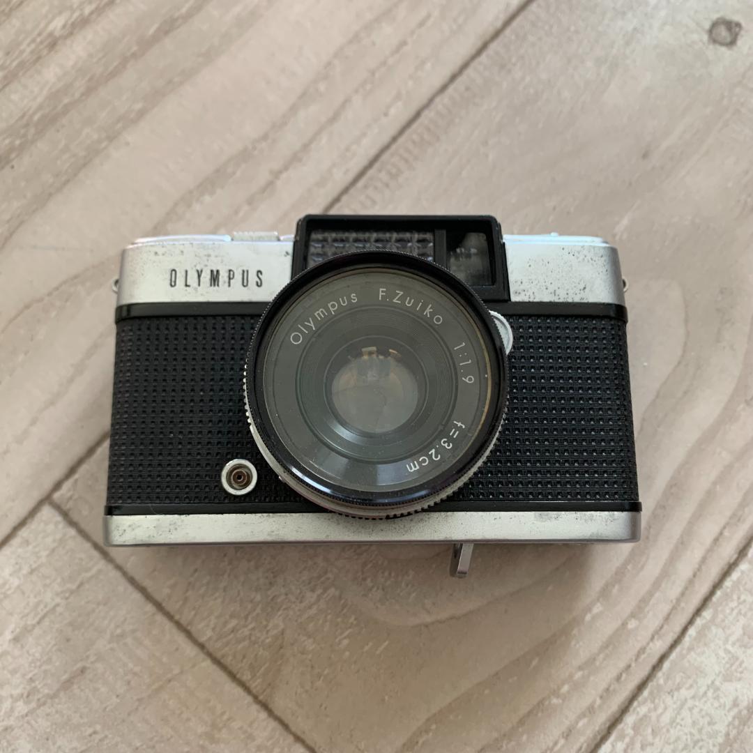 【現状品】オリンパス OLYMPUS PEN-D フィルムカメラ ケース付 レア