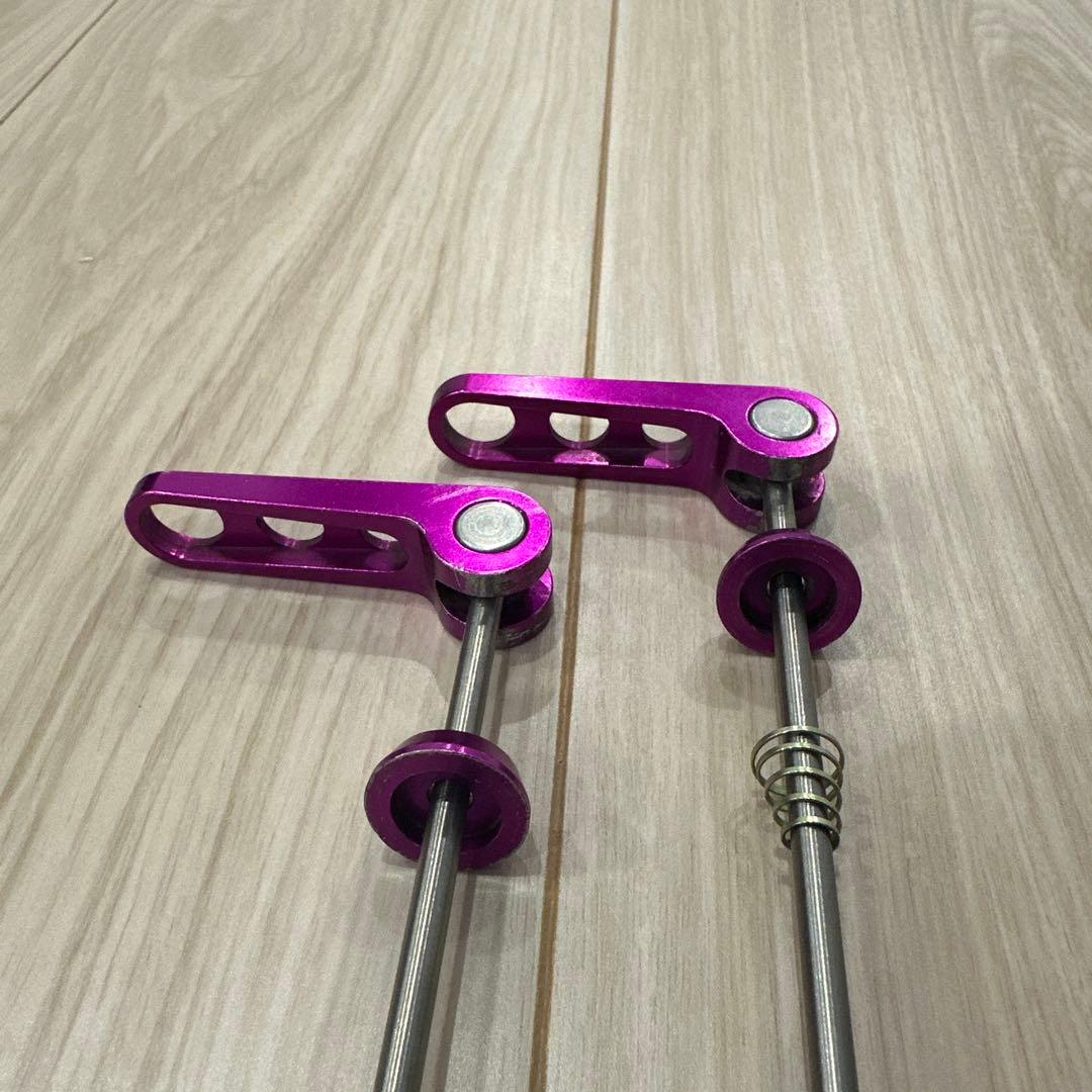 90s ringle チタンクイックリリース　パープル希少品！ 前後セット