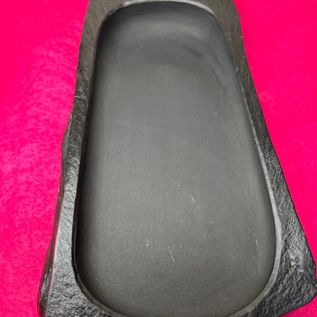 ⭕️超　希少　鍋倉漆象嵌硯　軍鶏を象嵌　女性好み作品　手間かかる