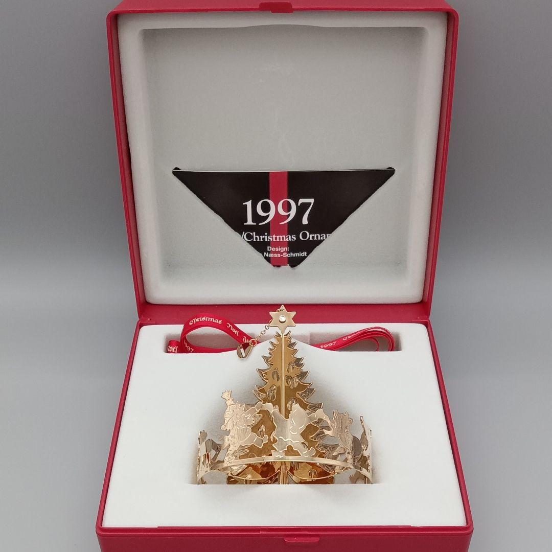 ジョージ ジェンセン イヤーオーナメント ５点 セット クリスマス 共箱