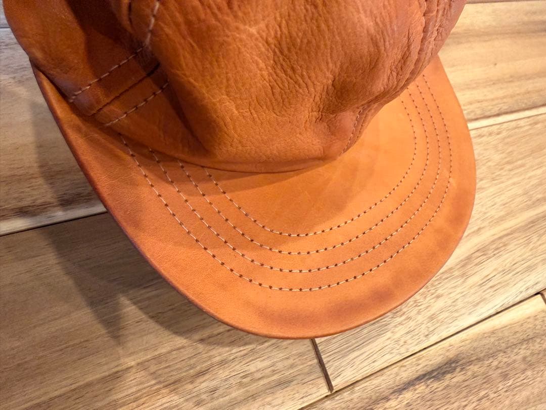 r*h様 天神ワークス Tenjin Works レザートラッカーキャップ 茶