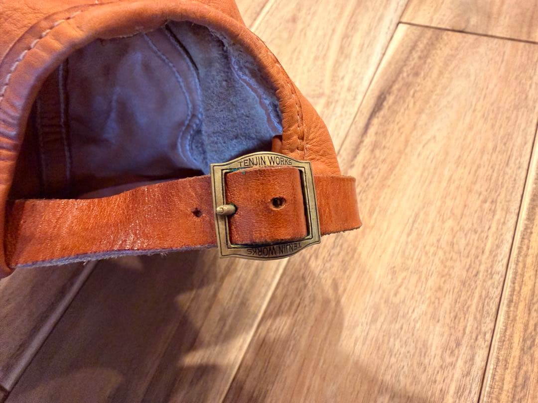 r*h様 天神ワークス Tenjin Works レザートラッカーキャップ 茶