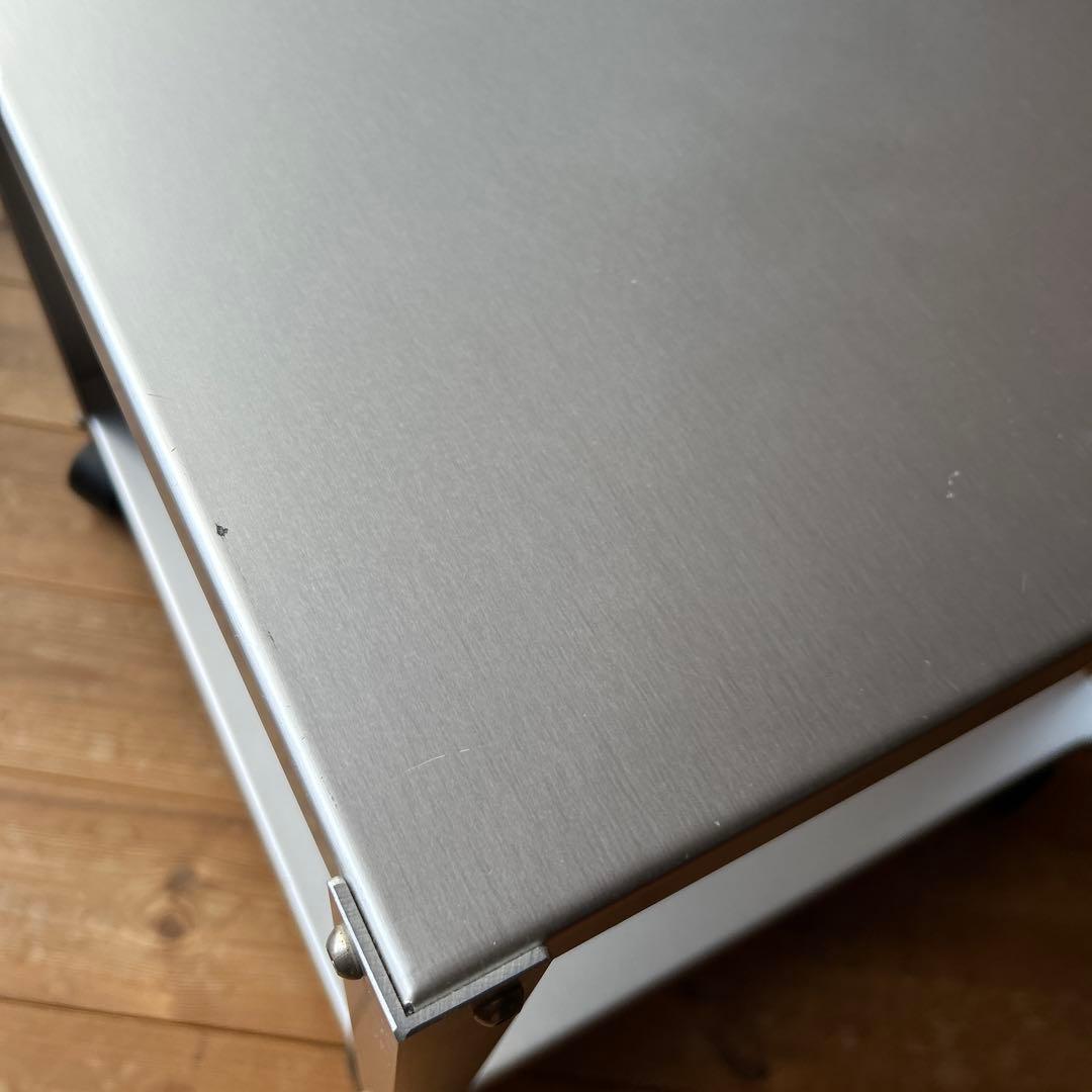 無印良品 アルミ ローテーブル ワゴン (小) サイドテーブル
