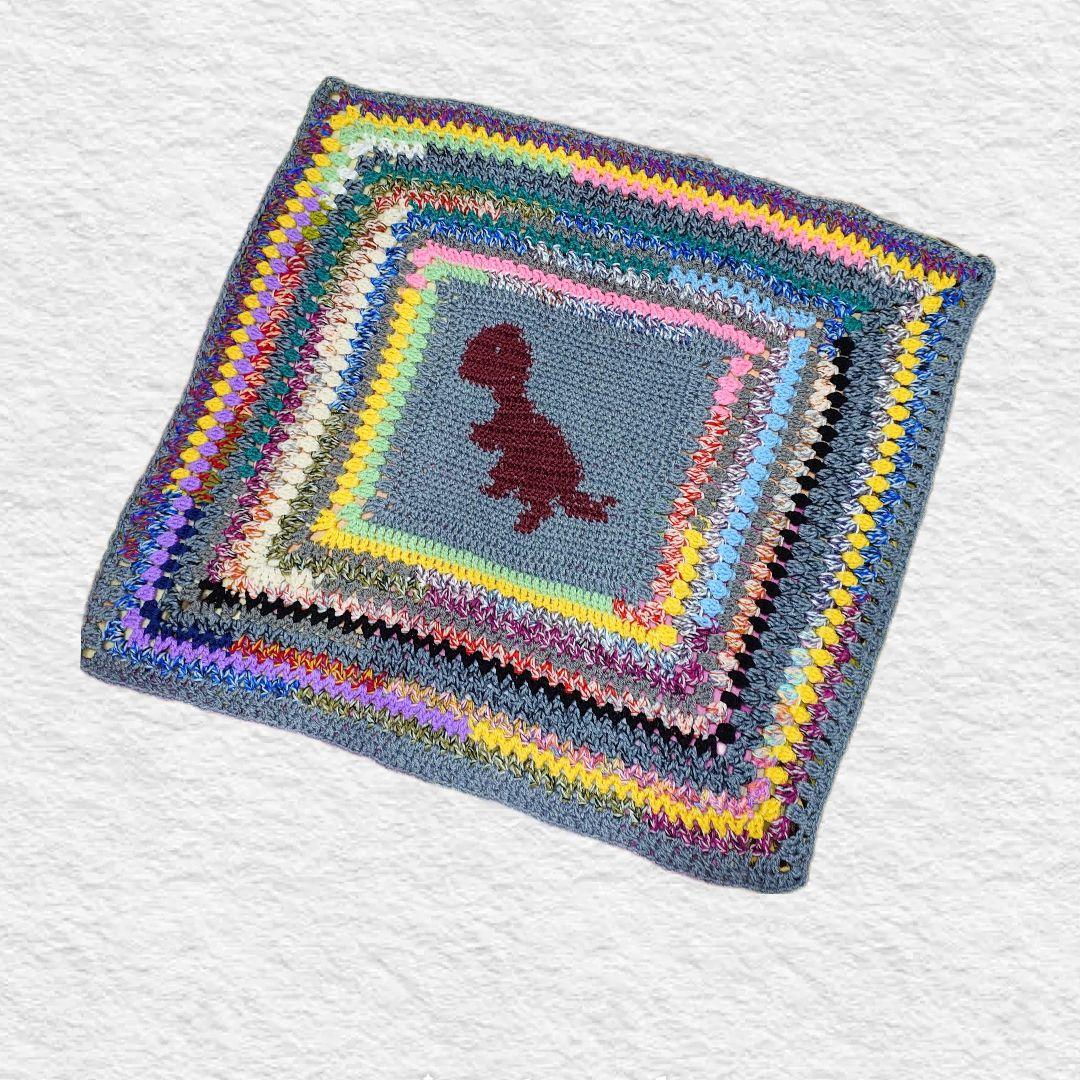 78.クレイジー恐竜　ブランケット