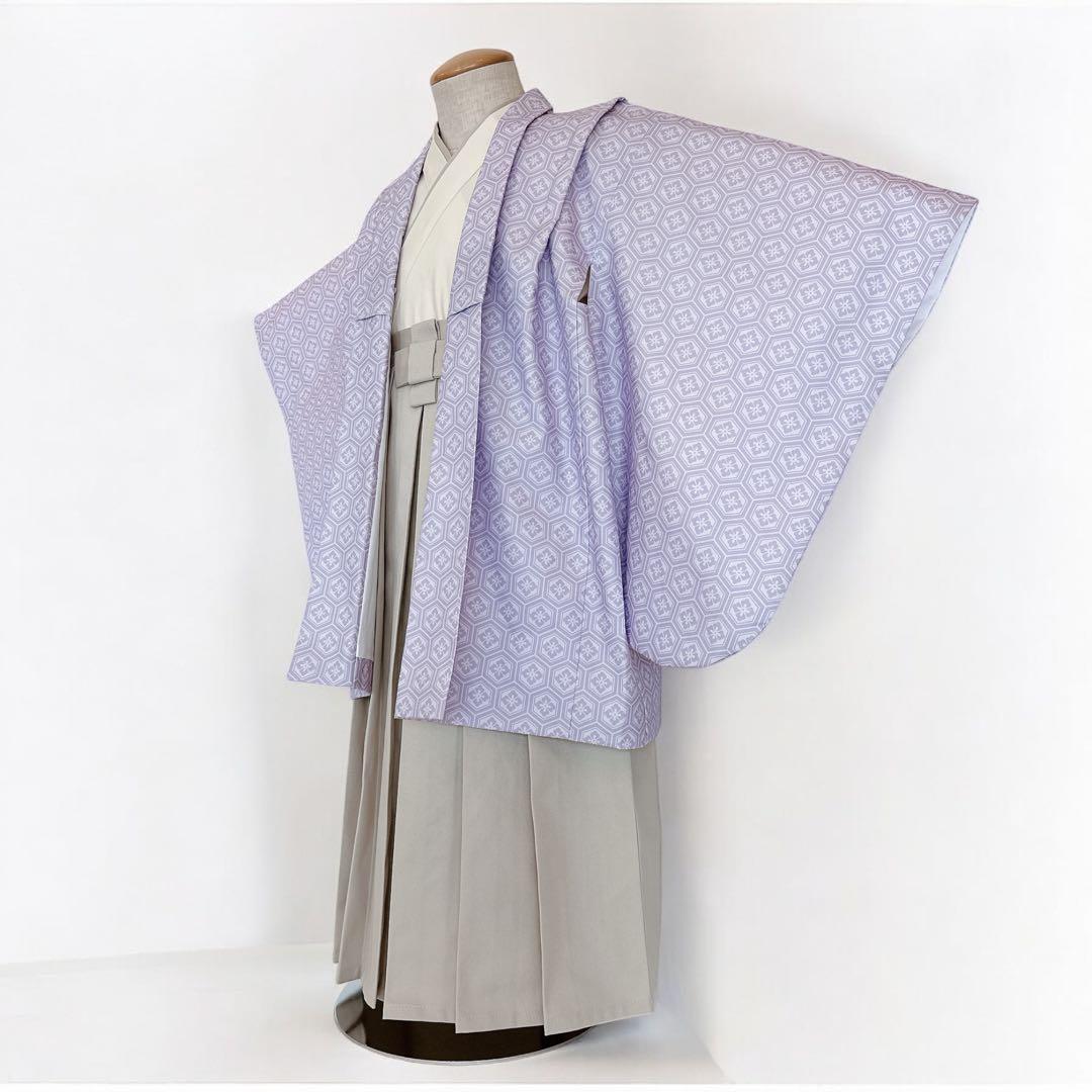 ［亀甲花菱］5歳 七五三 ꕤ 羽織袴5点セット