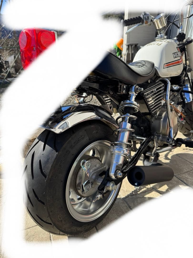 モンキー　鉄管　マフラー　ワイド