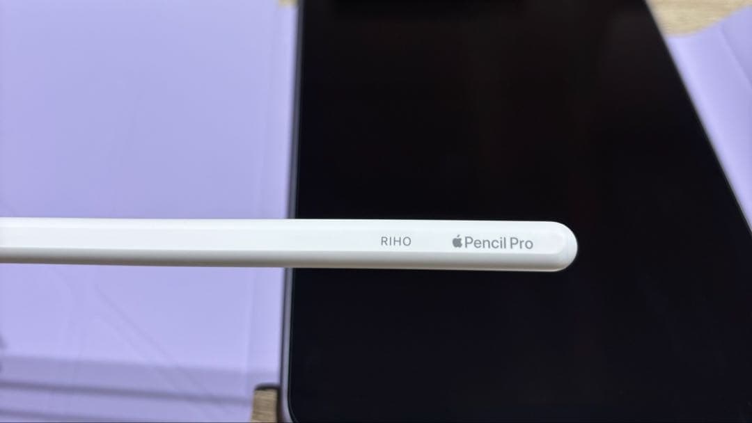 iPad本体 パープル カバー付き Apple Pencil