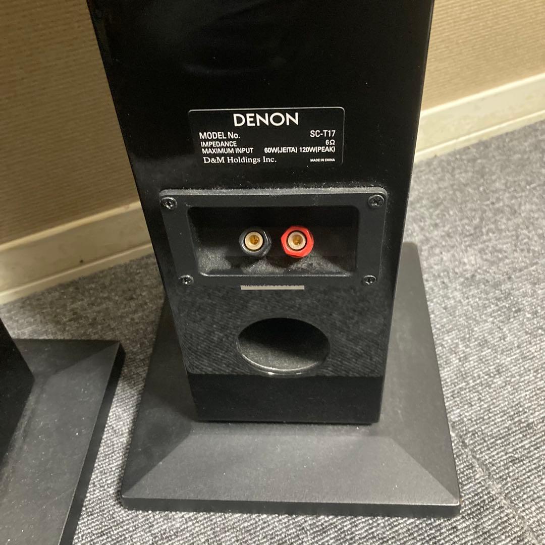 DENON トールボーイスピーカー　SC-T17 2台　ピアノブラック