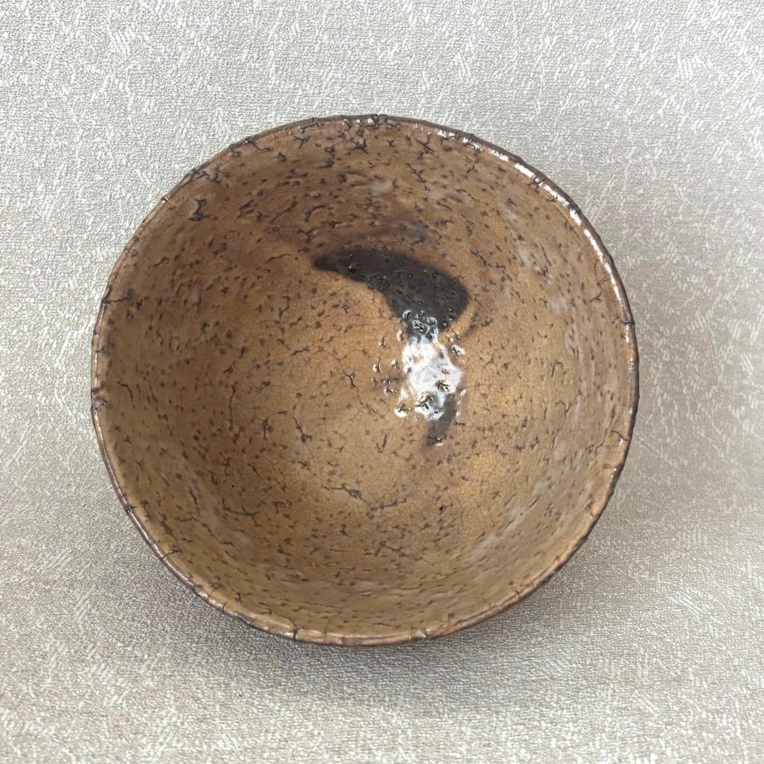 萩焼 春雲山 岡田裕 抹茶碗 お茶碗 茶道具 共箱(18Cb)