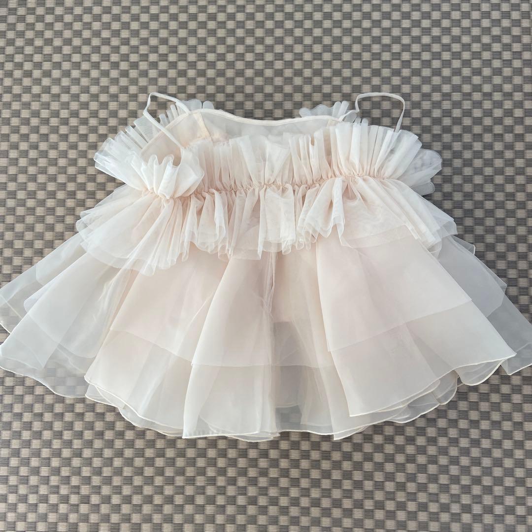 Acka peplum tulle bustier 新品未使用