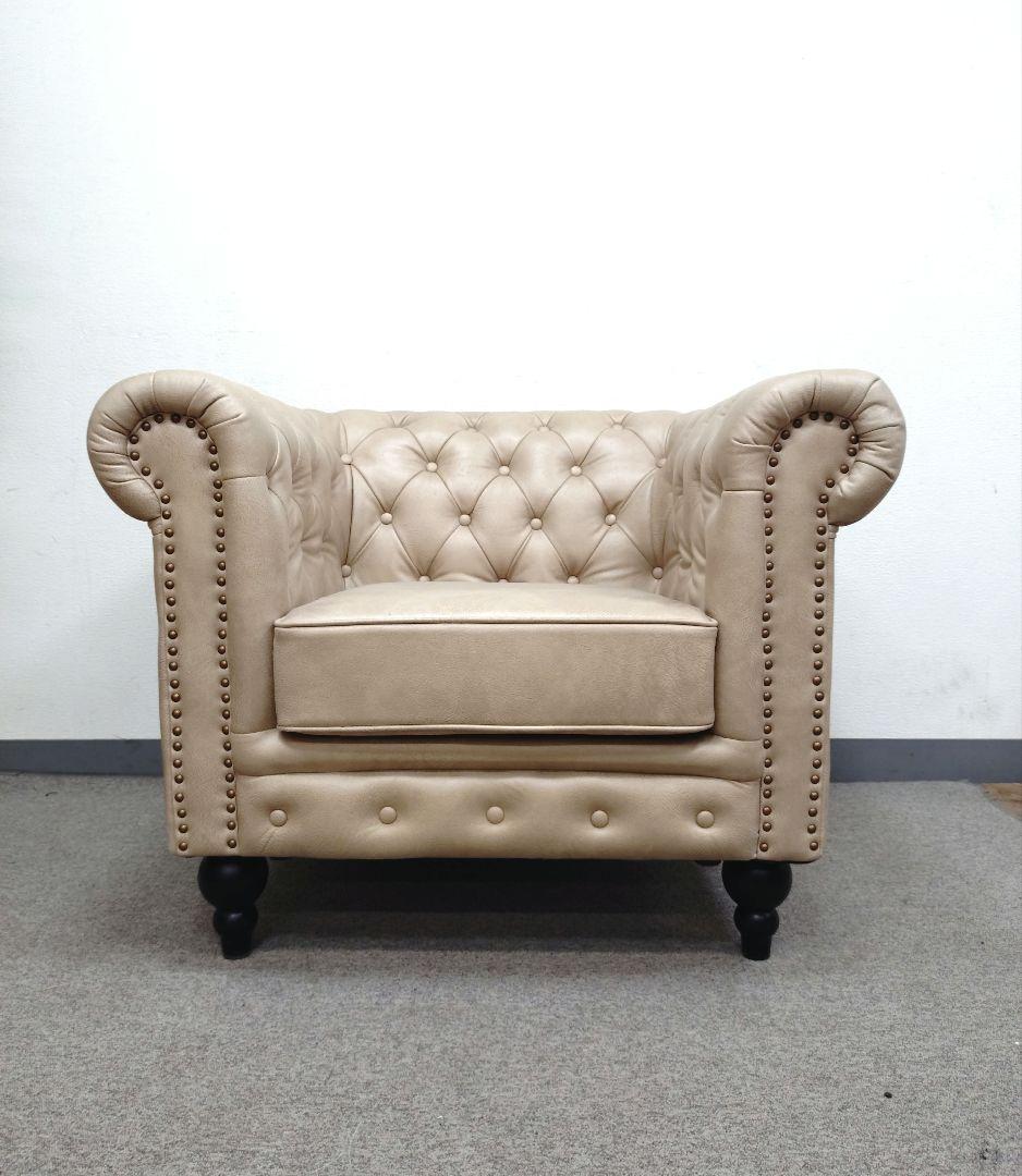 DORIS 1人掛けソファ チェスターフィールド Cusianaa クシャナ