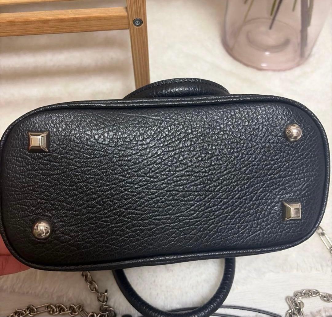 マルジェラ ショルダーバッグ　2way ブラック 5AC マイクロ