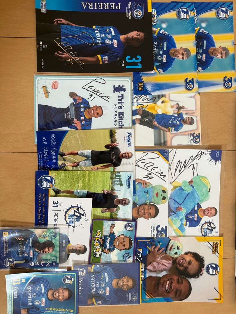 大分トリニータ ペレイラ まとめ売り(2023本人着用ユニホーム直筆サイン入り)