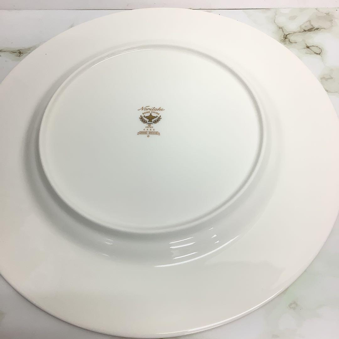 た*ん様 新品　ノリタケ　Noritake グランブロシェ 4枚　27.5 プレ
