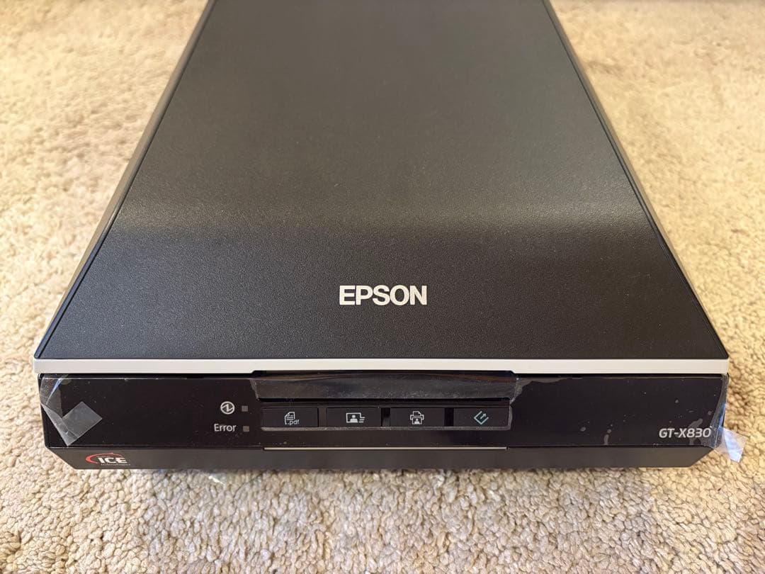 【動作OK・保護シール付】EPSON GT-X830 フィルムスキャナー