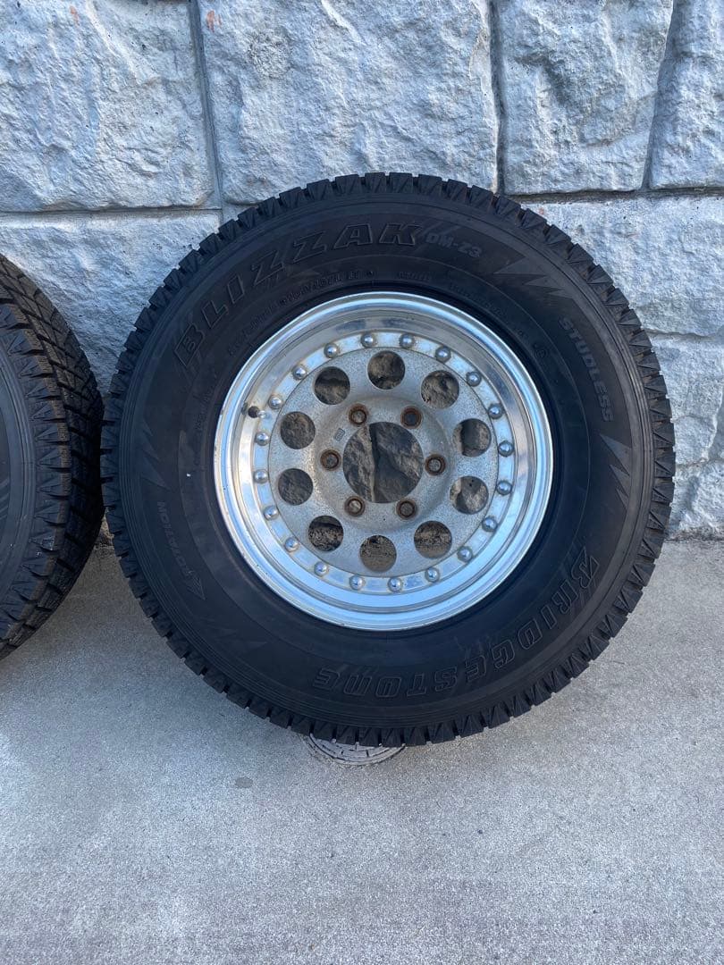 ランクル40　215/80R15 スタッドレス ホイール 4本セット ブリザック