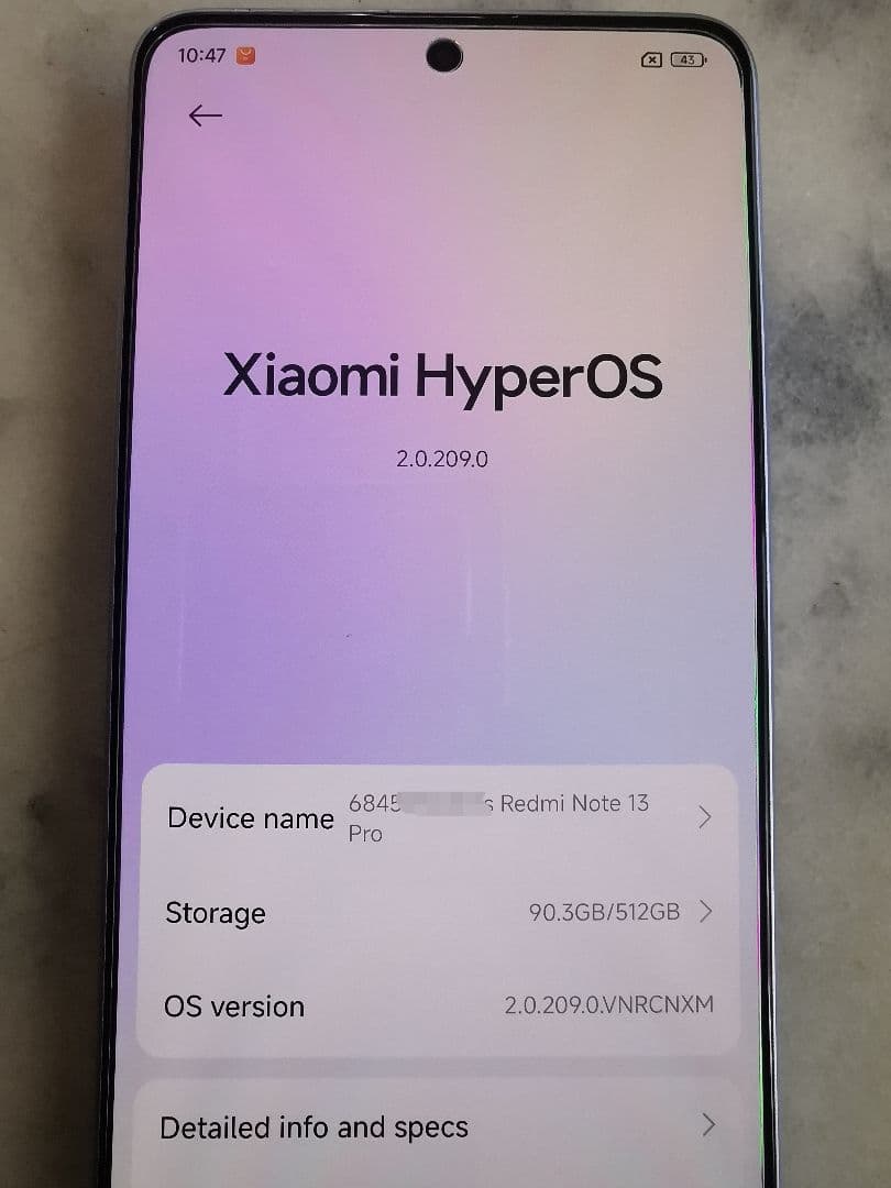 スマートフォン本体 Xiaomi Redmi note 13 Pro 12GB/512GB