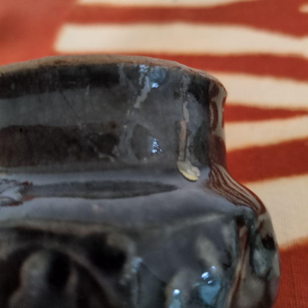 【訳あり品】【金継ぎ用】武内晴二郎作　灰落とし　灰皿(蓋部分無し)