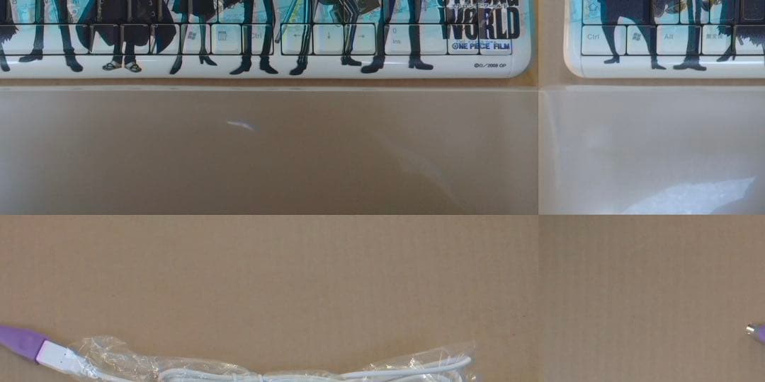【ONEPIECEコラボ】STRONG WORLD キーボード スリムデザイン
