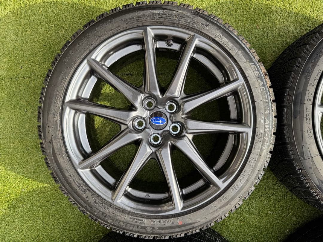 スタッドレス9分山 BRZ 17in 7.5J 215/45R17 セット