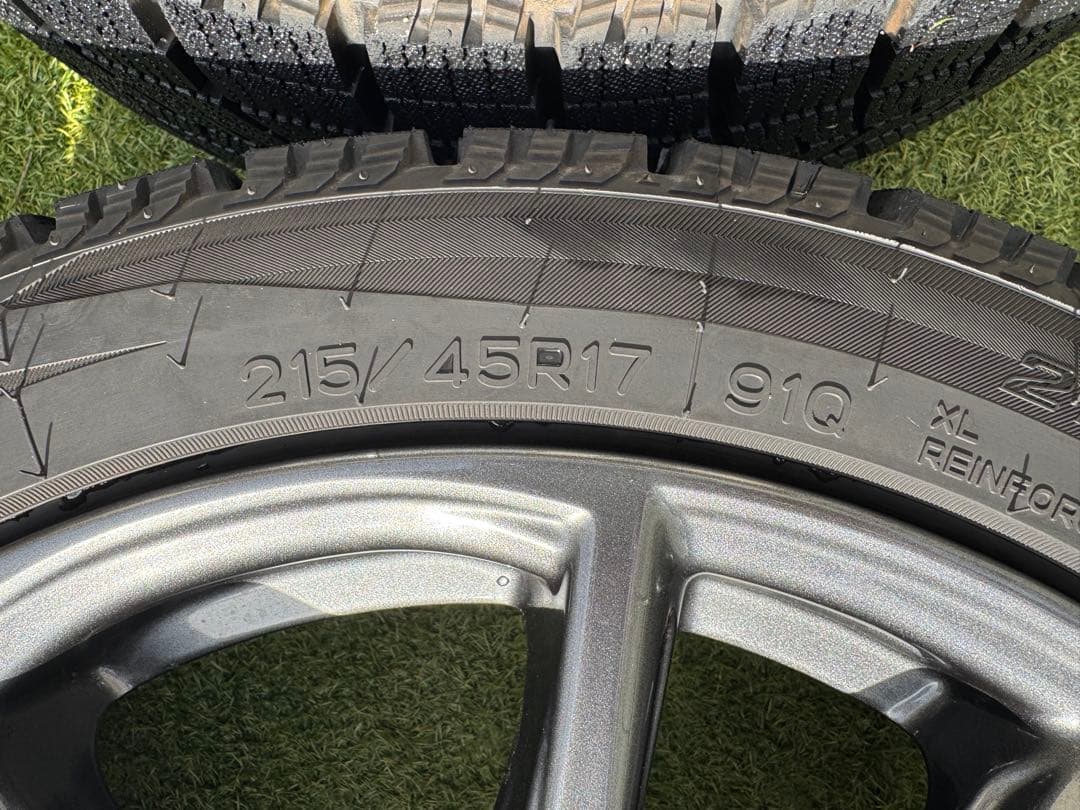 スタッドレス9分山 BRZ 17in 7.5J 215/45R17 セット