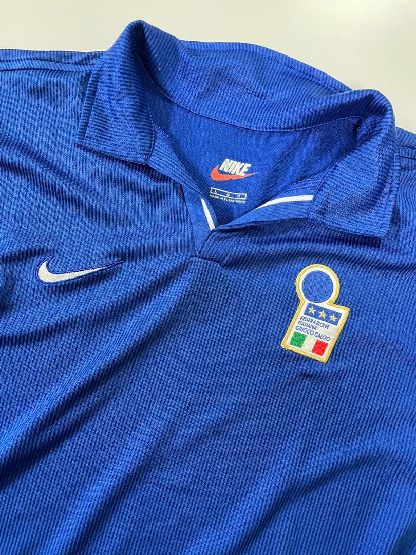 イタリア代表 NIKE Hユニフォーム98フランスW杯 サッカーシャツ Lサイズ