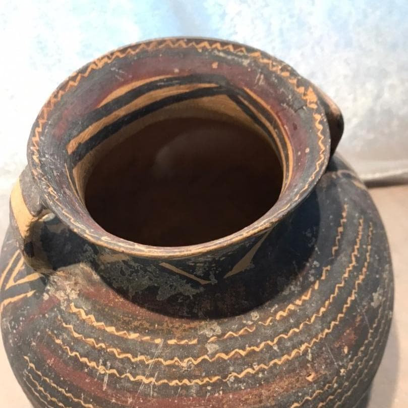アンダーソン土器　彩陶双耳壺　古代