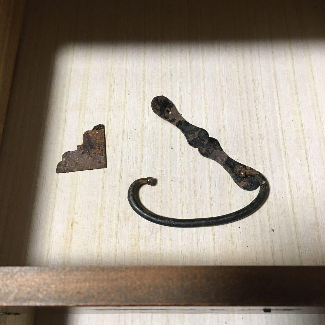 木製長火鉢　角火鉢　古道具 アンティーク　囲炉裏　送料込み