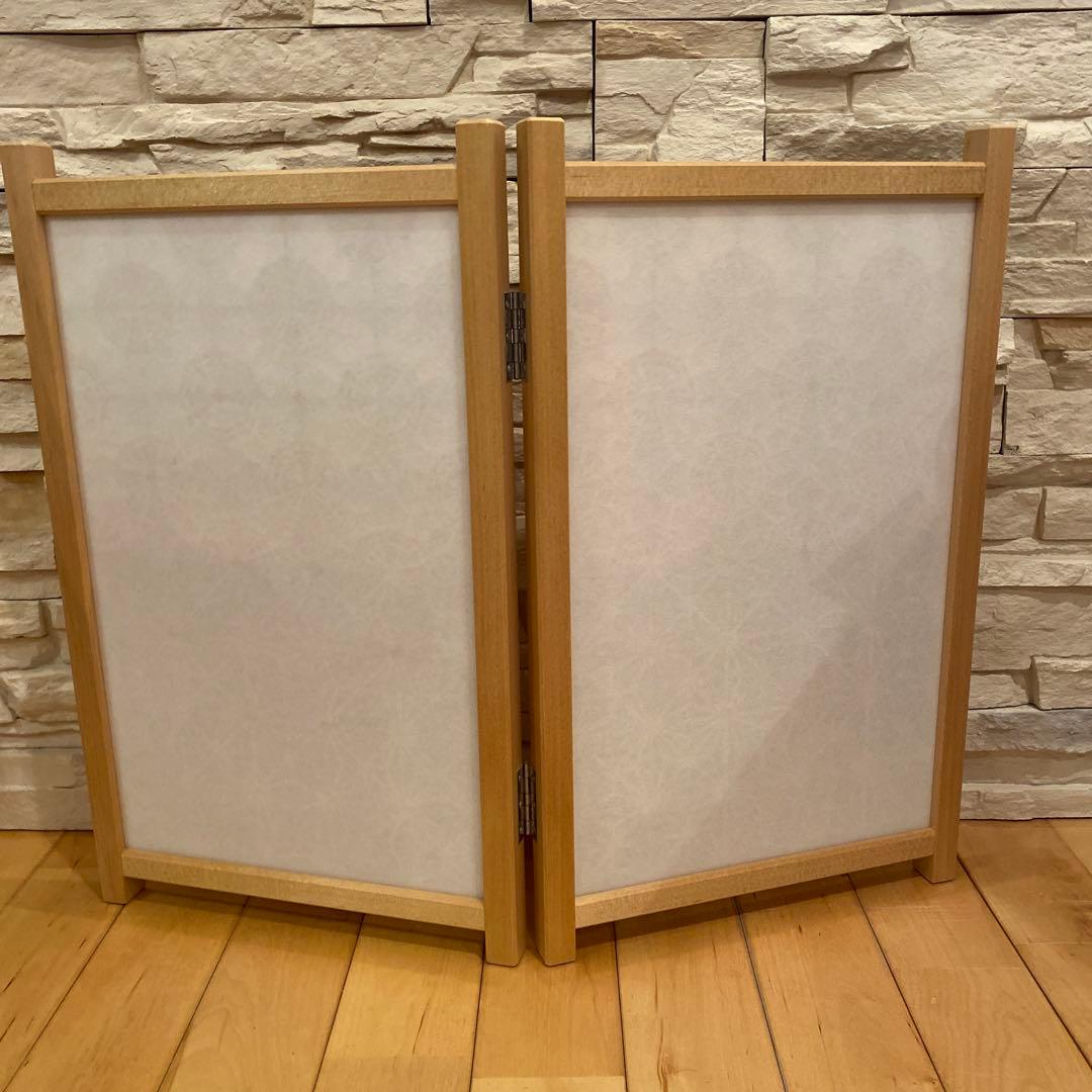 ⑤組子細工　衝立　パーテーション　伝統工芸品