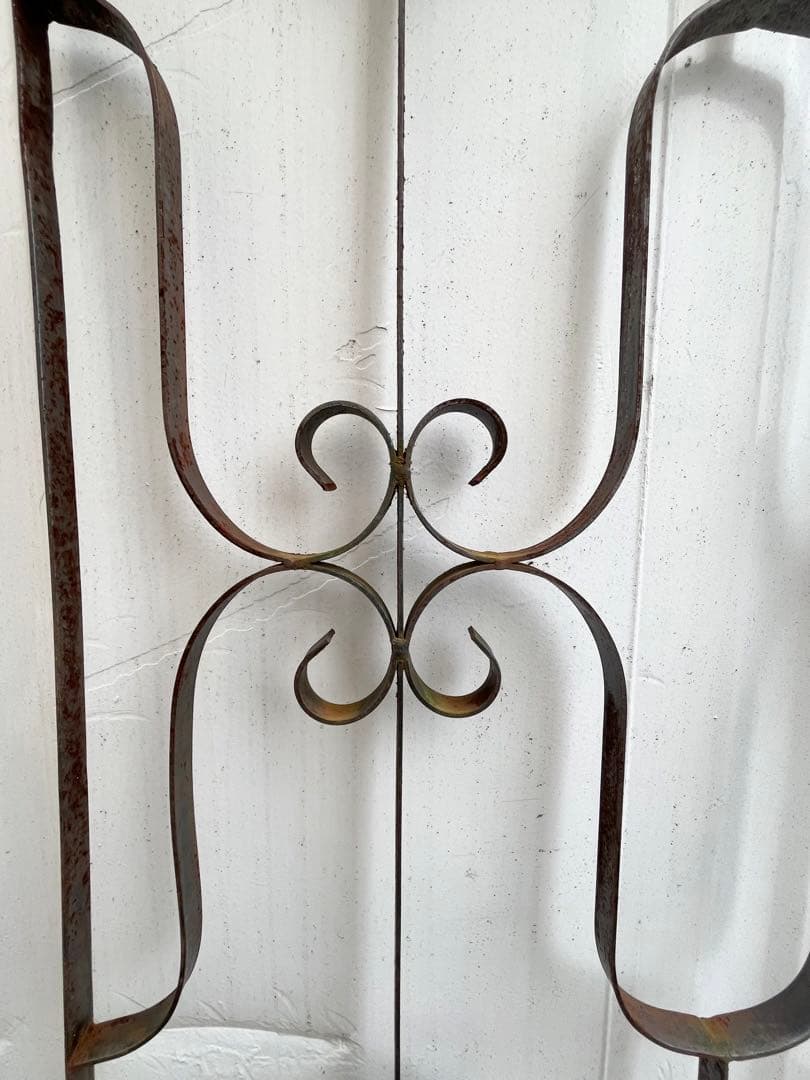 最終値下げ❗️ヴィンテージ アイアンゲート アイアンフェンス 鉄柵 門扉