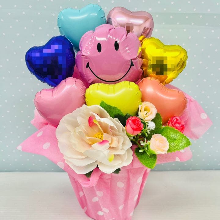 バルーンギフト　置き型　スマイリー