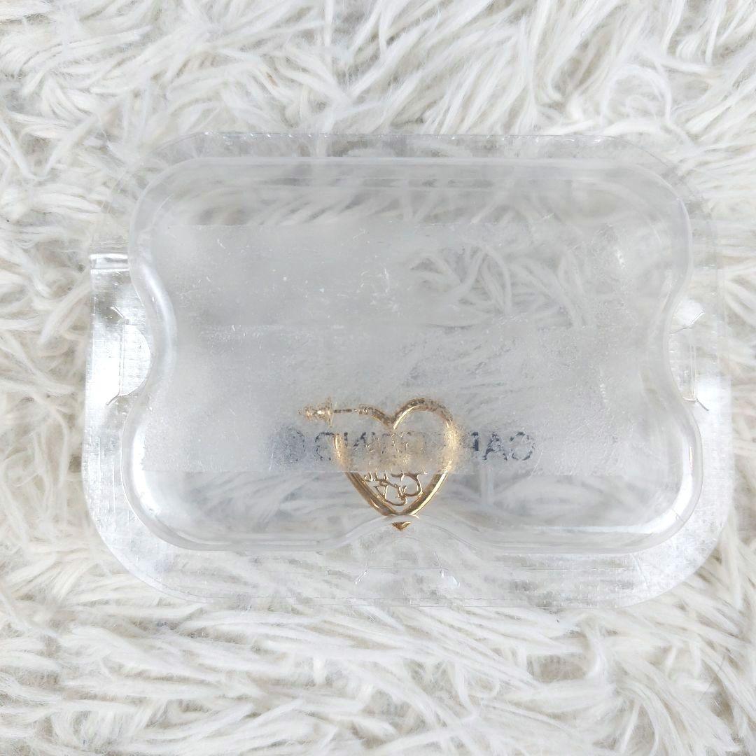 未使用級 Girls don‘t cry CAREERING ハートロゴ ピアス