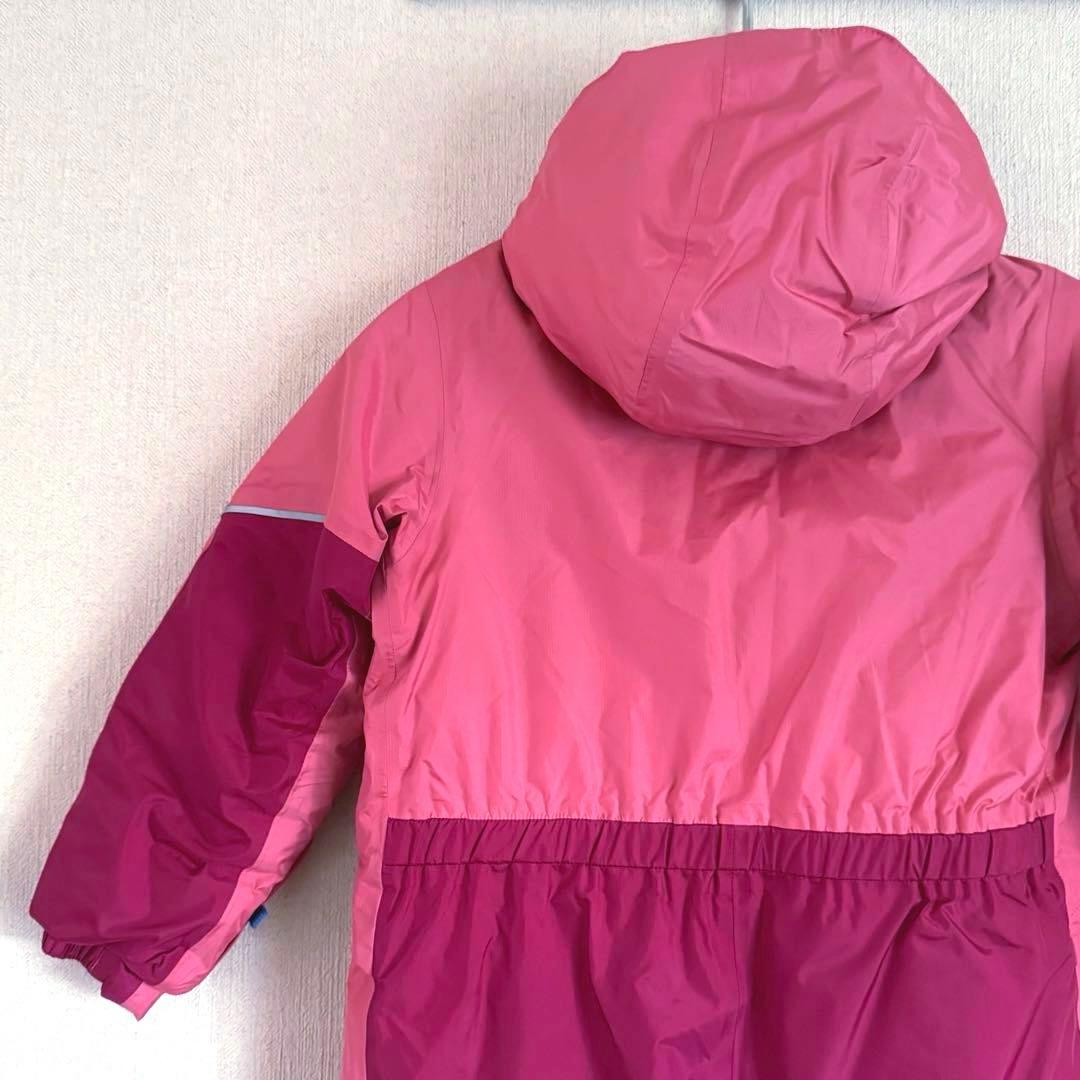 【美品】patagonia　子ども用スキーウェア　ピンク　5Tサイズ