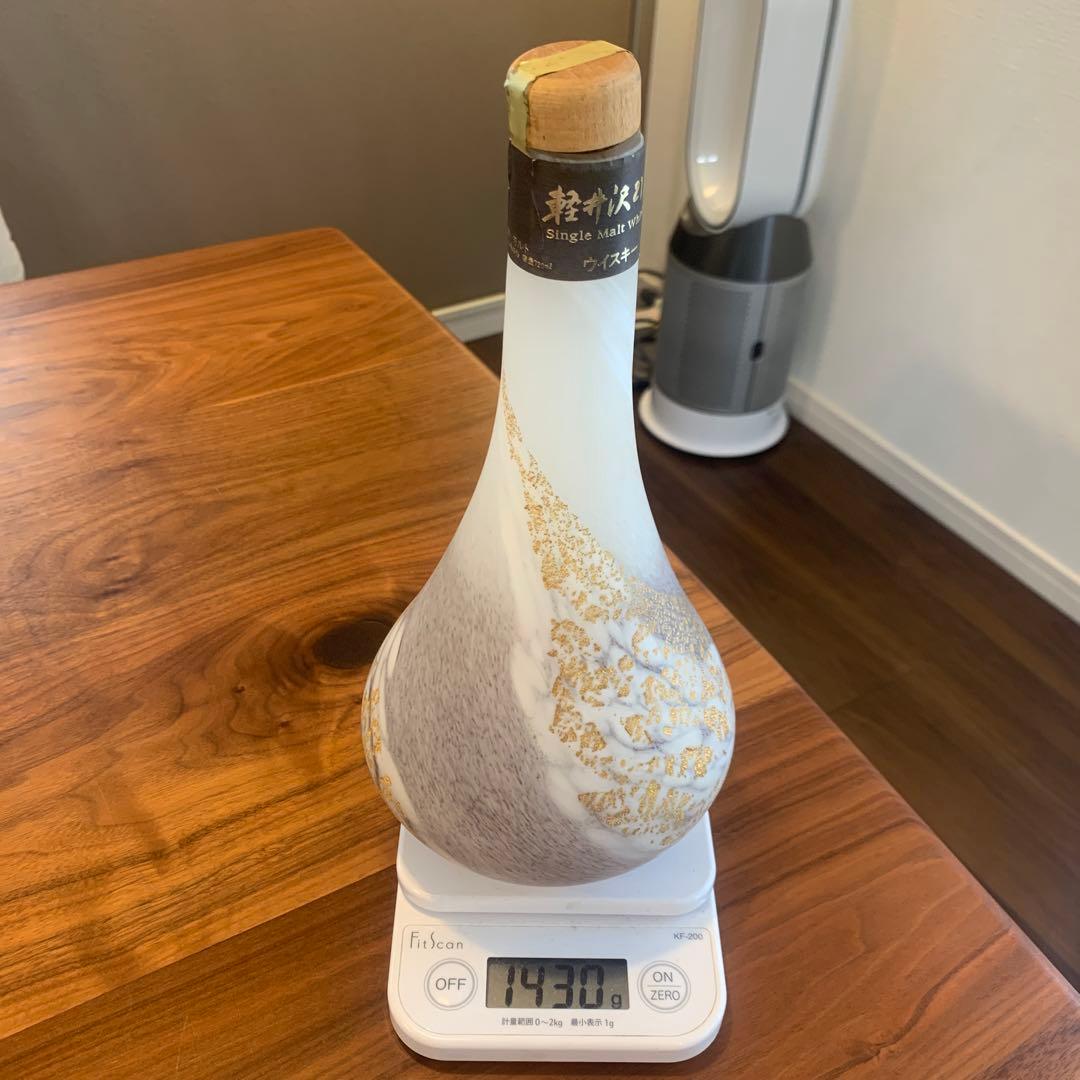 レア　軽井沢21年　シングルモルトウイスキー　岩田久利ボトル メルシャン　陶器