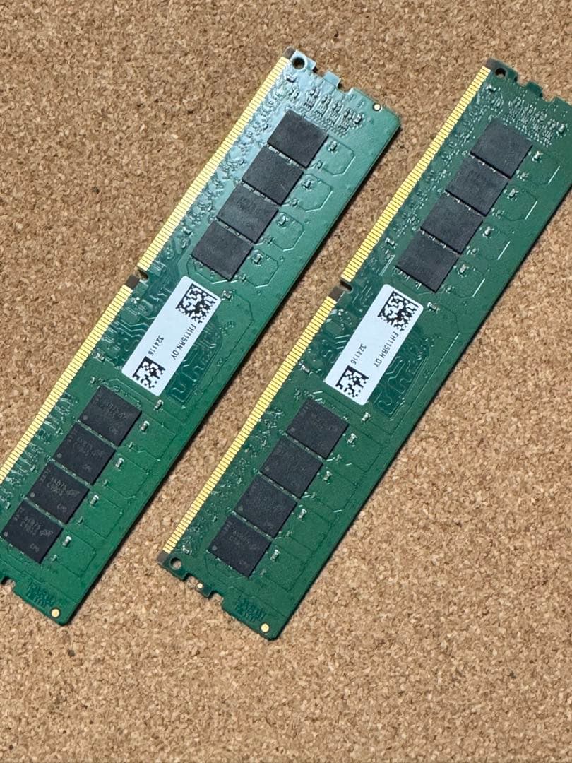 crucial DDR4 16G(8GB メモリ 2400MHz 2枚セット)