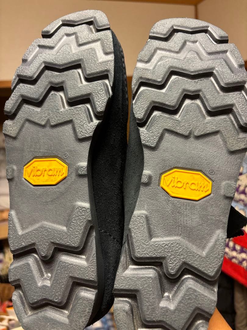 クラークス　ワラビーゴアテックス UK7 1/2 ブラックスエード　美品