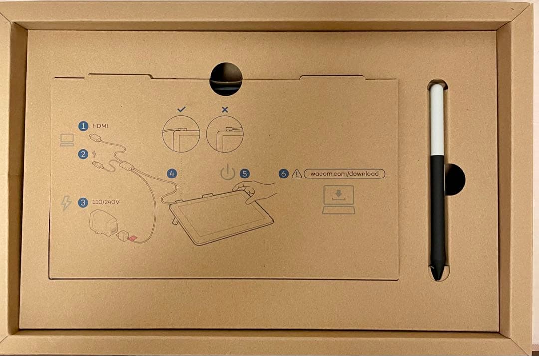 【Wacom】 One Creative Pen Display 極美品