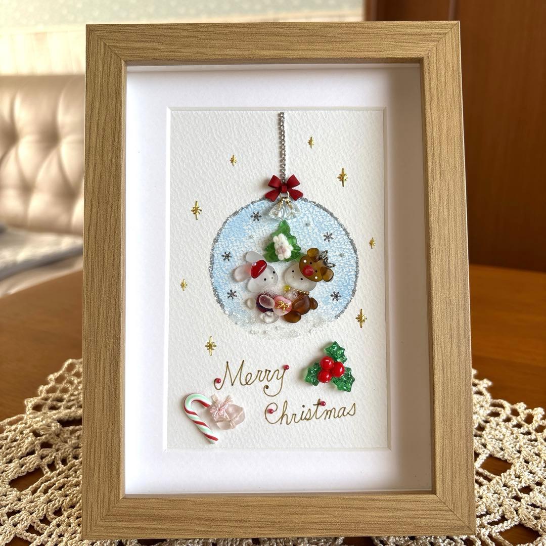 シーグラスアート❁クリスマスオーナメント❁