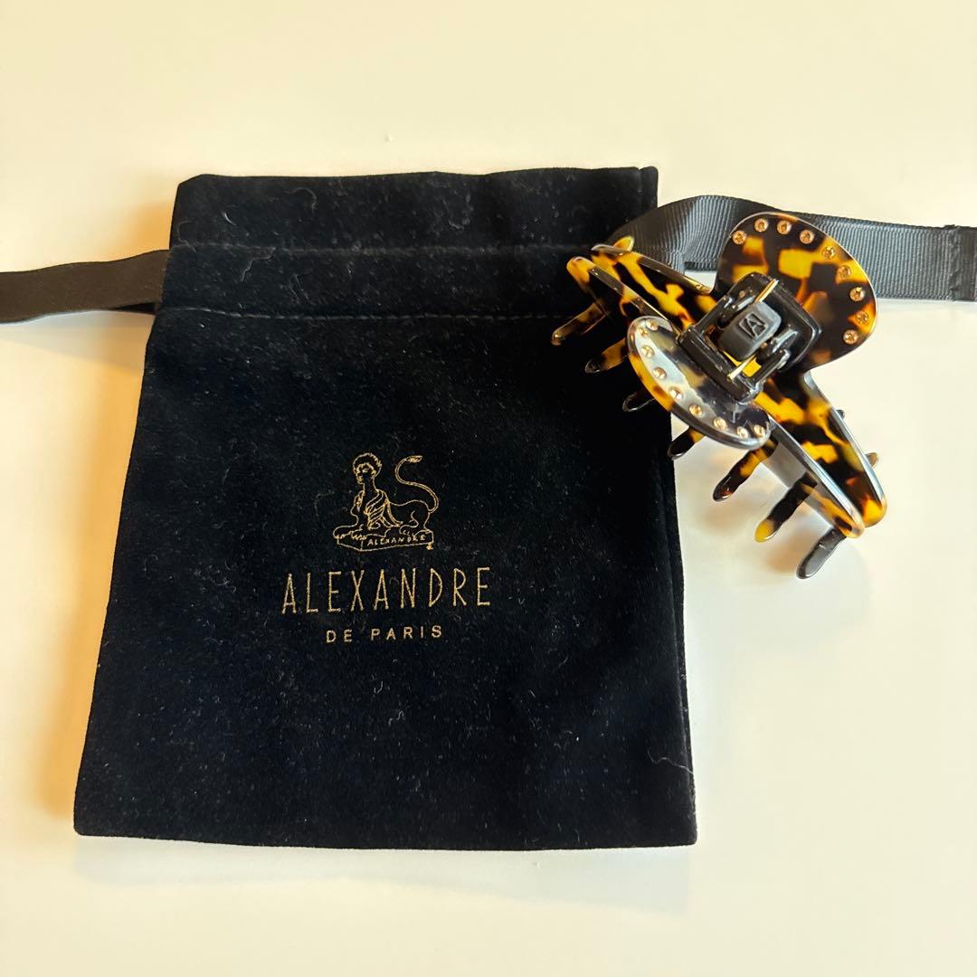 JAL機内販売ALEXANDRE DE PARIS スワロフスキー付ヘアクリップ