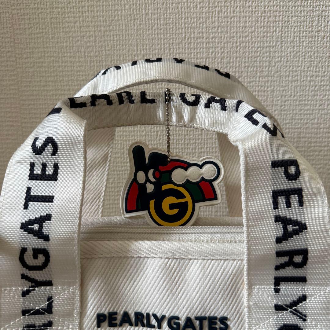 パーリーゲイツ　カートバッグ　ロッカーバッグ　トートバッグ　白　バッグ　ホワイト