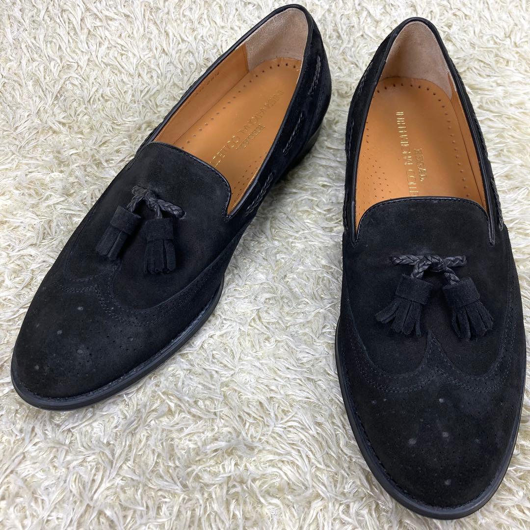 『美品』REGAL リーガル タッセルローファー スリッポン ブラック レザー