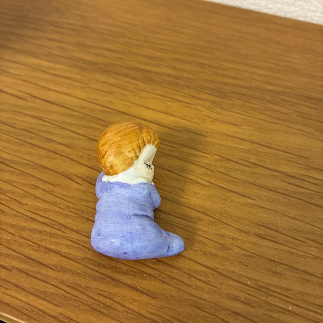 希少　赤ちゃん　置物　ねんね　ベビーベット　かわいい　アンティーク　レース