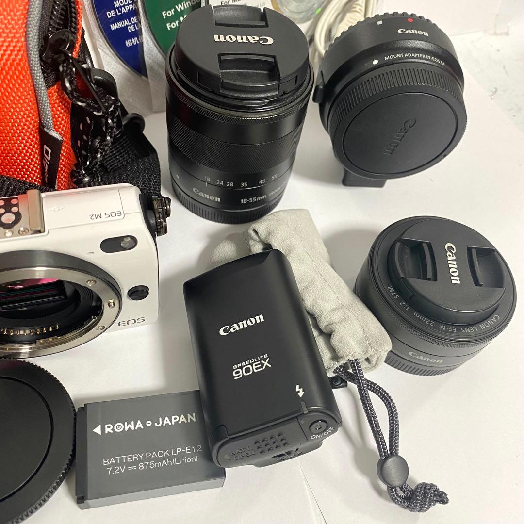 Canon キャノン EOS M2 ミラーレス一眼 ダブルレンズキット