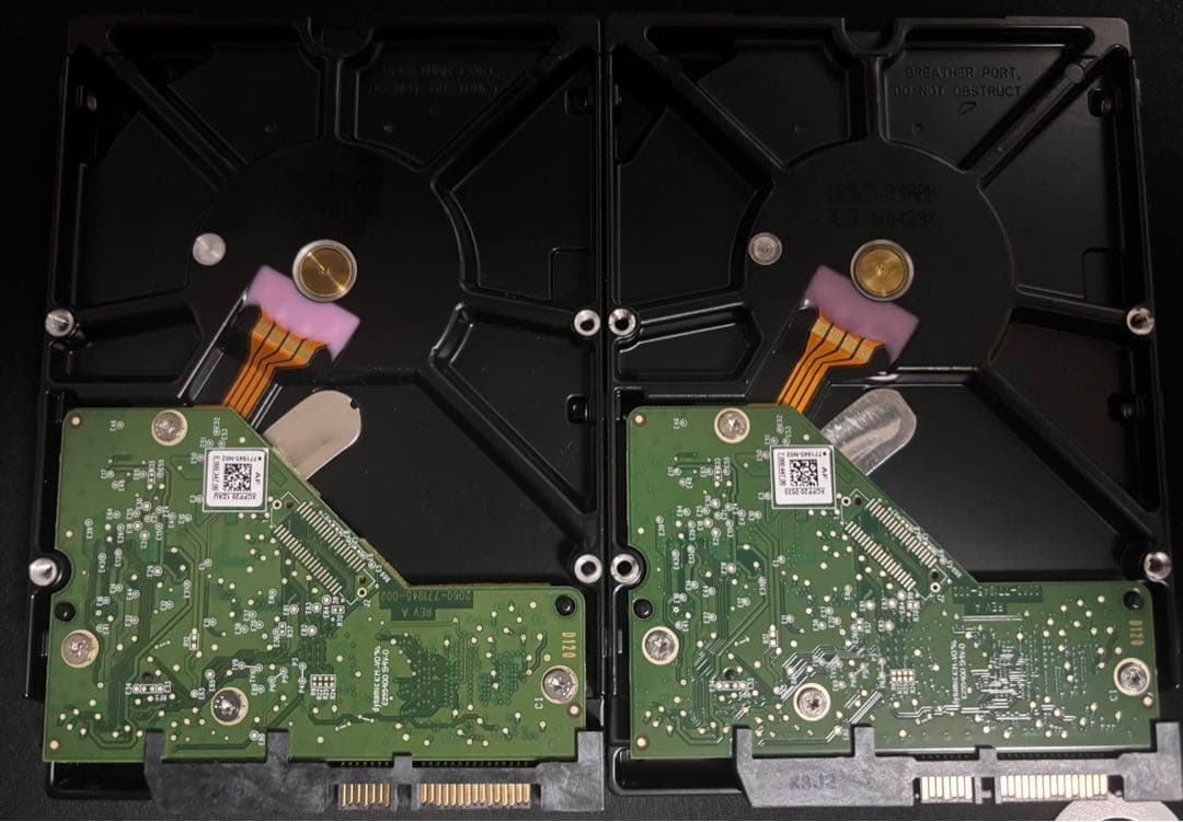 Western Digital Red 2TB HDD 2個セット